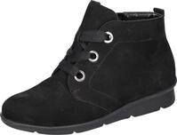 Schn&uuml;rboots WALDL&Auml;UFER "K-INGA", Damen, Gr. 3,5 (36), schwarz, Nubukleder, Schuhe