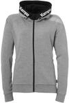 Trainingsjacke KEMPA "Kapuzenjacke Core 26 Women", Herren, Gr. L, grau (schwarz grau
