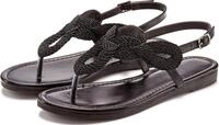 Zehentrenner LASCANA "Sommerschuh, offener Schuh", Damen, Gr. 35, schwarz,