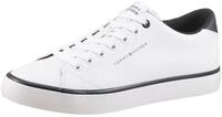 Sneaker TOMMY HILFIGER "TH HI VULC CORE LOW LEATHER", Herren, Gr. 40, wei&szlig;, Leder,
