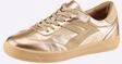 Sneaker ANDREA CONTI, Damen, Gr. 36, Leder, apricotmetallic, camel, Glattleder,