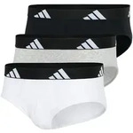 Slip ADIDAS ORIGINALS "Slip 3er Pack", Herren, Gr. S, bunt (schwarz, wei&szlig;, grau),