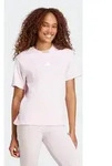 T-Shirt ADIDAS SPORTSWEAR "ESSENTIALS 3-STREIFEN COTTON", Damen, Gr. XL, pink (clear