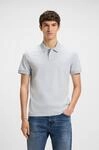 Poloshirt BOSS ORANGE "Passenger Regular Fit", Herren, Gr. M, grau (light, pastel
