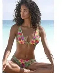 Triangel-Bikini-Top LASCANA "Malia", Damen, Gr. 40, Cup A/B, rosa (salbei, pink