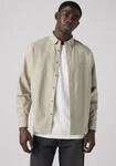 Levis Langarmhemd "AUTHENTIC BUTTON DOWN" mit Ton-in-Ton Logostickerei auf der...