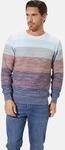 Rundhalspullover BABISTA "Pullover CARIENO", Herren, Gr. M, blau (hellblau rot