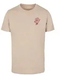 T-Shirt MISTERTEE "MisterTee Negroni Please Tee", Herren, Gr. XS, beige (sand),...