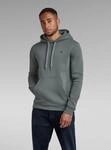 Longpullover G-STAR "Premium Core Hoodie Sweater", Herren, Gr. XL, graphite,