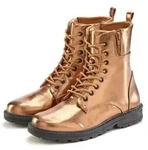 Stiefelette LASCANA, Damen, Gr. 40, braun (bronzefarben), Obermaterial: 100%