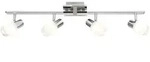 BRILLIANT LED Deckenstrahler "LEA", silber (silberfarben), 4, H: 17cm, Leuchten, LED