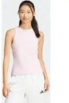 Tanktop ADIDAS SPORTSWEAR "ESSENTIALS LINEAR SLIM COTTON", Damen, Gr. S, pink...