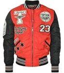 Bomberjacke TOP GUN "TG22032", Herren, Gr. 48S, rot, Obermaterial: 100% Nylon .