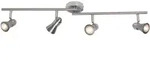BRILLIANT LED Deckenstrahler "Sanny", silber (silberfarben), 4, H: 13,5cm, Leuchten,