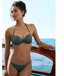 Bikini-Hose LASCANA "Italy", Damen, Gr. 38, N-Gr, gr&uuml;n (oliv), Microfaser,