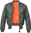Anorak BRANDIT "Brandit Herren MA1 Bomber Jacket", Herren, Gr. 4XL, charcoal, 100%
