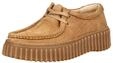 Schn&uuml;rschuh CLARKS "Clarks Halbschuhe Nubukleder", Damen, Gr. 38, braun (tan),