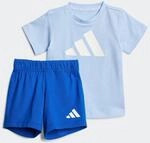 Trainingsanzug ADIDAS SPORTSWEAR "I BL T-SET 160", M&auml;dchen, Gr. 74, blau (glow blau,