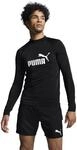 PUMA Rash Guard "PUMA SWIM MEN LONG SLEEVE RASH GUARD" mit kleinem Stehkragen,...