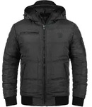 Steppjacke BLEND "Steppjacke BHBoris", Herren, Gr. 3XL, schwarz (schwarz teddy 1),