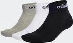 adidas Sportswear Sportsocken "LINEAR CUSHIONED ANKLE, 3 PAAR" 3 Stk. tlg.