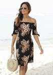 Beachtime by Lascana Jerseykleid "mit B&auml;ndern an den &Auml;rmeln,...
