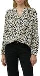 s.Oliver Klassische Bluse mit All-Over Print