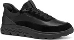 Slip-On Sneaker GEOX "U SPHERICA PLUS", Herren, Gr. 42, schwarz, Leder,...
