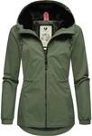 Outdoorjacke RAGWEAR "Danka", Damen, Gr. XS (34), gr&uuml;n (lindgr&uuml;n), Au&szlig;enmaterial: