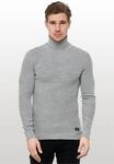 Rollkragenpullover RUSTY NEAL, Herren, Gr. S, grau (hellgrau), 82% Polyacryl,...