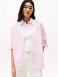 Tommy Hilfiger Hemdbluse "OXFORD RELAXED FIT SHIRT mit Hemdblusenkragen und