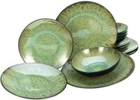 CreaTable Teller-Set "Jawa, Teller Set 12-tlg" Reaktivglasur