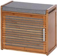 WENKO Schuhbank "Bahari" BxTxH: 50x33x45 cm, aus Bambus