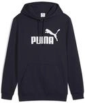 Hoodie PUMA "Essentials No. 1 Logo Hoodie Herren", Herren, Gr. S, blau (new navy