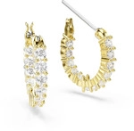 Paar Creolen SWAROVSKI "Schmuck Geschenk Matrix Tennis Vittore Ohrringe", gelb