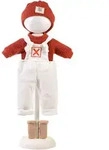 Puppenkleidung LLORENS "Kleiderset Latzhose, 42 cm", bunt, Puppenkleidung,...