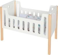 Puppenbett SMALL FOOT "Little Button", wei&szlig;, Puppenm&ouml;bel, KinderB:28cm H:35cm