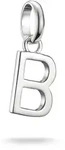 Charm Buchstabe THOMAS SABO "Charm Alphabet/Buchstabe - Connect", silber