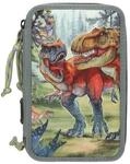 Depesche Buntstift "3-Fach Federtasche BITE inkl. Stifte Dino World 20 x 13 x 7,5 cm