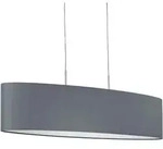 EGLO Pendelleuchte "PASTERI", grau (grau, nickelfarben), 2, Leuchten, H&auml;ngeleuchte,