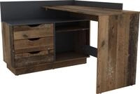 byLIVING Eckschreibtisch "Bern" mit viel Stauraum, Breite 129 cm, rechts oder links