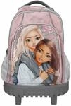 Depesche Rucksack "Schulrucksack Trolley MY BFF TOPModel 25 x 34 x 52 cm grau-rosa"