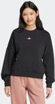 adidas Sportswear Sweatshirt "ESSENTIALS SMALL LOGO FEELCOMFY", mit flauschiger