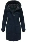 Winterjacke NAVAHOO "Eissturm 14", Damen, Gr. S (36), blau (navy), Material:...