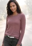 LASCANA Langarmshirt "in modischer Piqu&eacute;-Optik" aus weichem Waffelpiqu&eacute;...