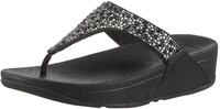 Fitflop Zehentrenner "LULU CRYSTAL", Sandale, Pantolette mit Schmucksteine