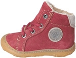 Schn&uuml;rstiefelette PEPINO "Pepino Stiefelette Leder", Damen, Gr. 20, burgunder,