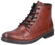 Schn&uuml;rstiefelette RIEKER "Rieker Stiefelette Glattleder", Herren, Gr. 41, braun,