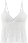Tankini-Top LASCANA "Omara", Damen, Gr. 42, Cup A/B, beige (creme), Microfaser,