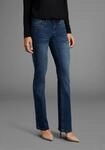 Arizona Bootcut-Jeans "mit Keileins&auml;tzen" ausgestellte Beinform, niedrige...